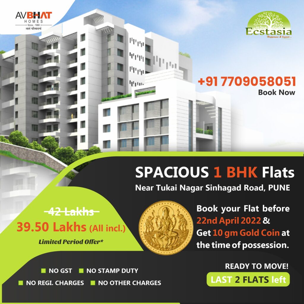 Ecstasia post for 1 BHK revised